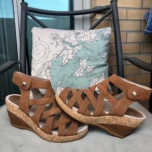 Dansko Cecily caged wedges